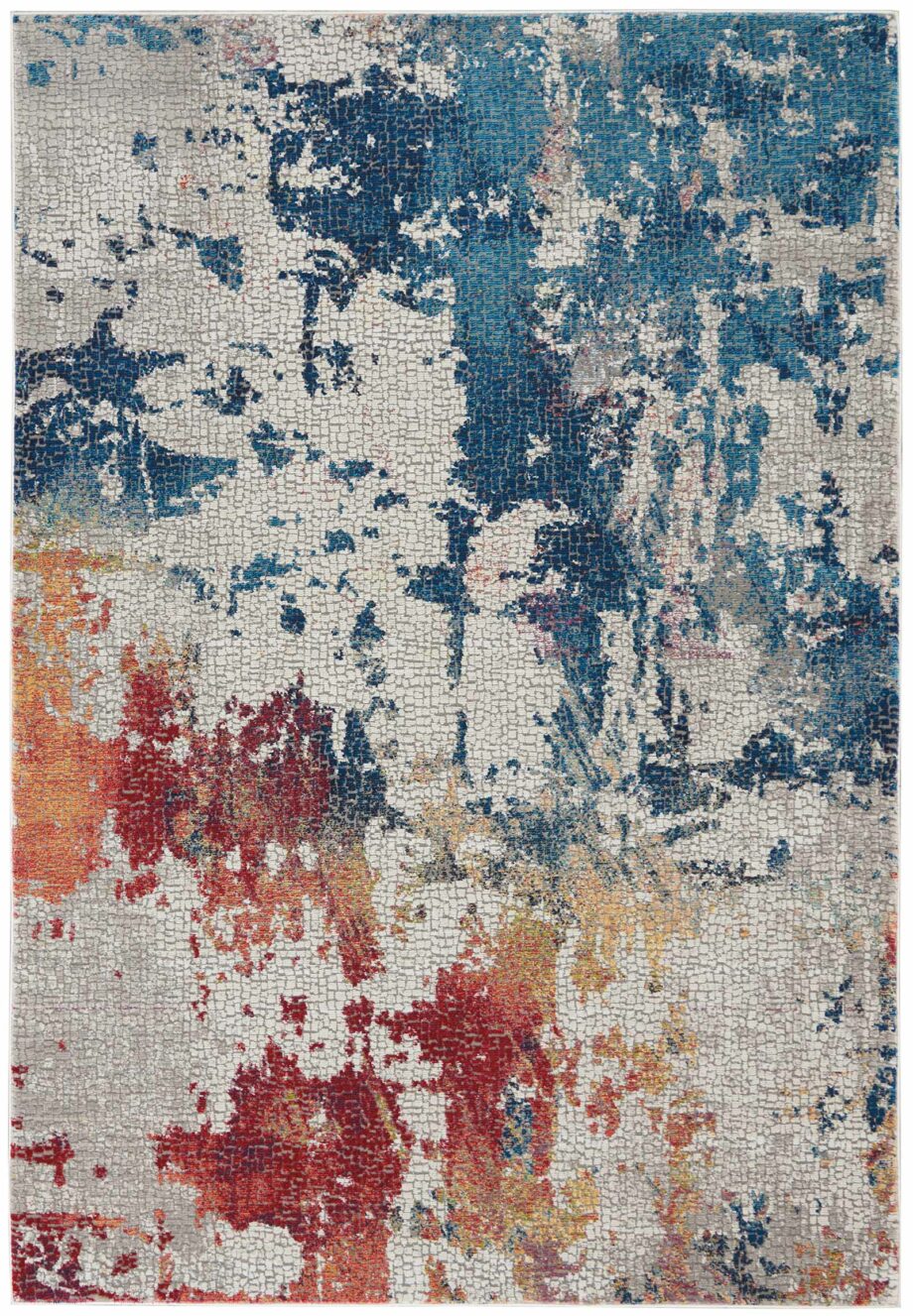 Nourison rug Ankara Global ANR10 MULTI 5x8 099446474995 flat