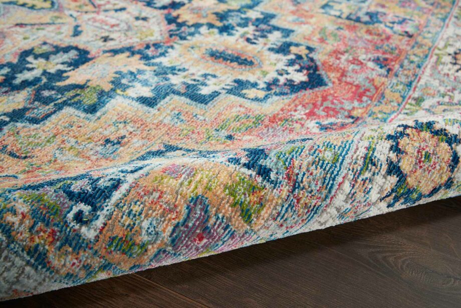 Nourison rug Ankara Global ANR11 BLUMT BLUE MULTI 5x8 099446498076 TX01 C