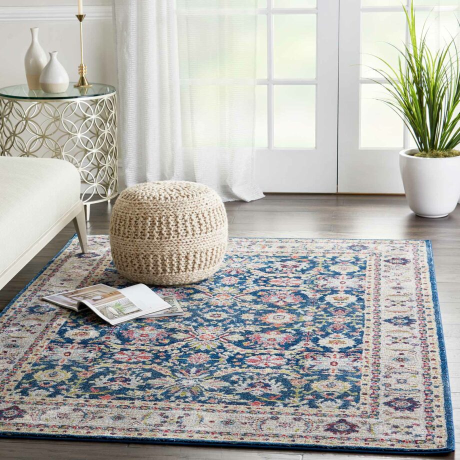 Nourison rug Ankara Global ANR13 NAVMT NAVY MULTI 5X8 099446498328 interior 3 C