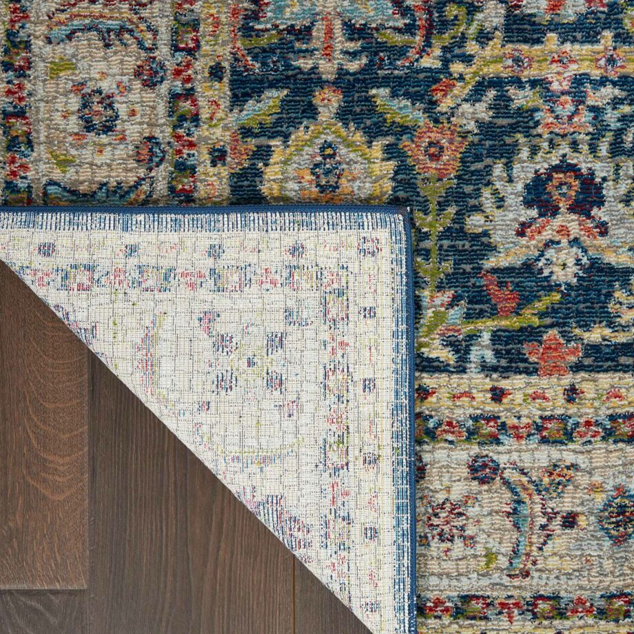 Nourison rug Ankara Global ANR13 NAVMT NAVY MULTI 5x8 099446498328 CRB C