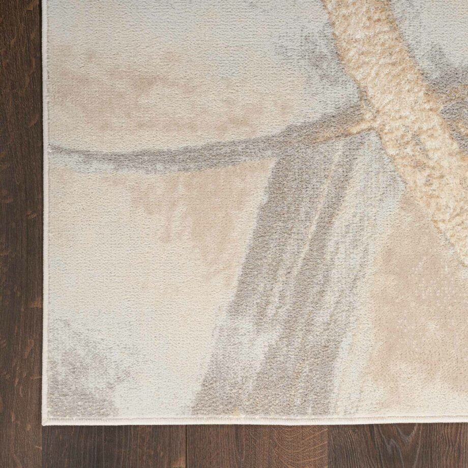 Nourison rug Brush Strokes BSK01 BGEGY BEIGE GREY 5x7 099446898944 CR