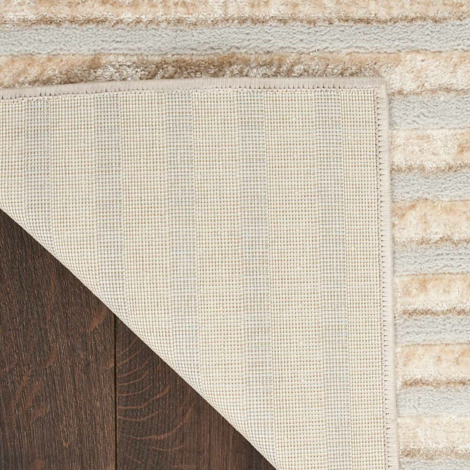 Nourison rug Brush Strokes BSK04 BGESV BEIGE SILVER 5x7 099446899149 CRB