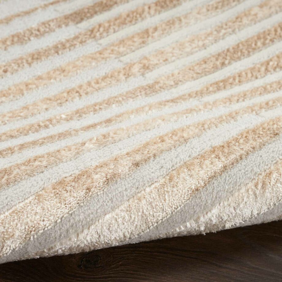 Nourison rug Brush Strokes BSK04 BGESV BEIGE SILVER 5x7 099446899149 TX01