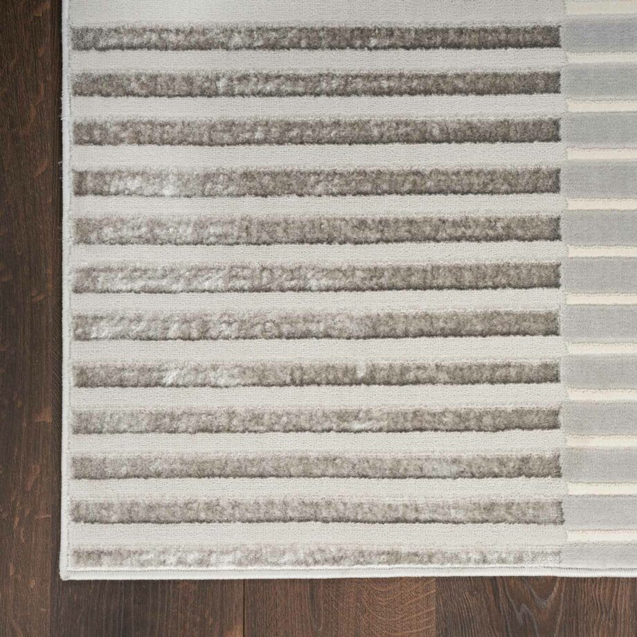 Nourison rug Brush Strokes BSK04 SILGY SILVER GREY 5x7 099446899095 CR