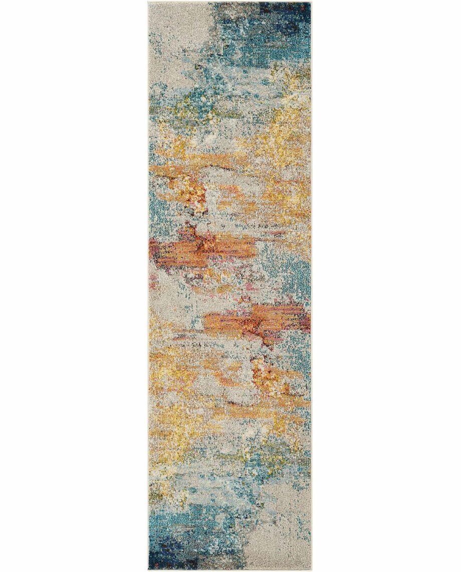 Nourison rug Celestial CES02 SEALF 2X8 099446352286 MAIN
