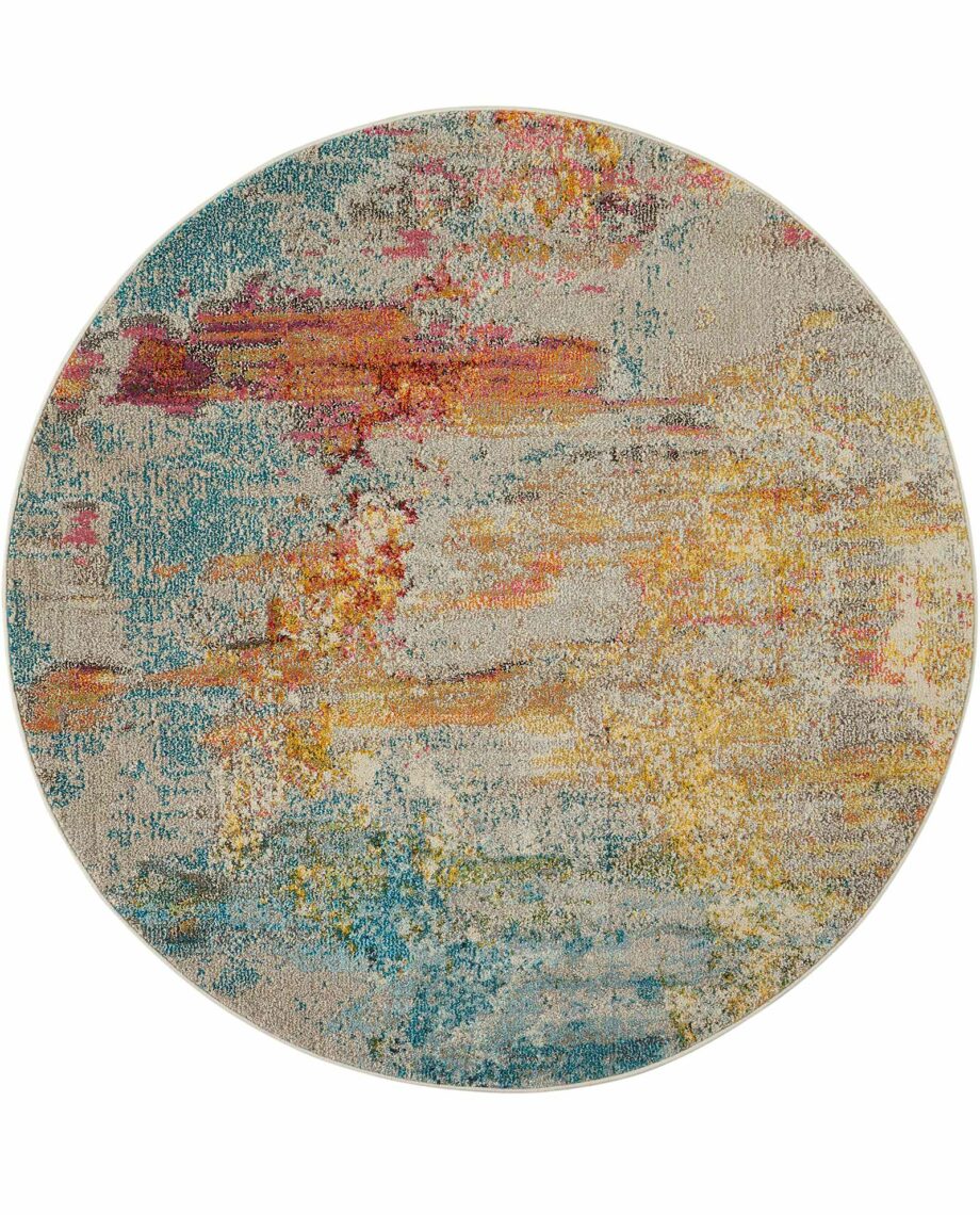 Nourison rug Celestial CES02 SEALF 6X6 099446362254 MAIN