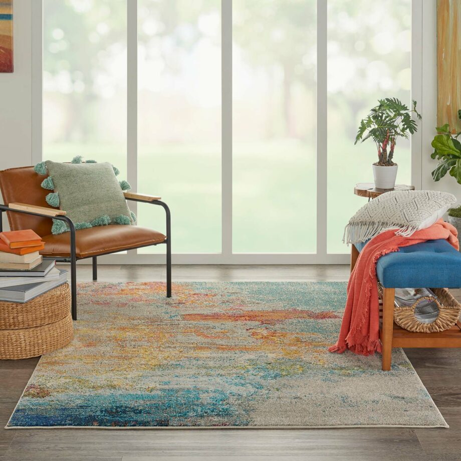 Nourison rug Celestial CES02 SEALF SEALIFE 4x6 099446338150 interior 1 C