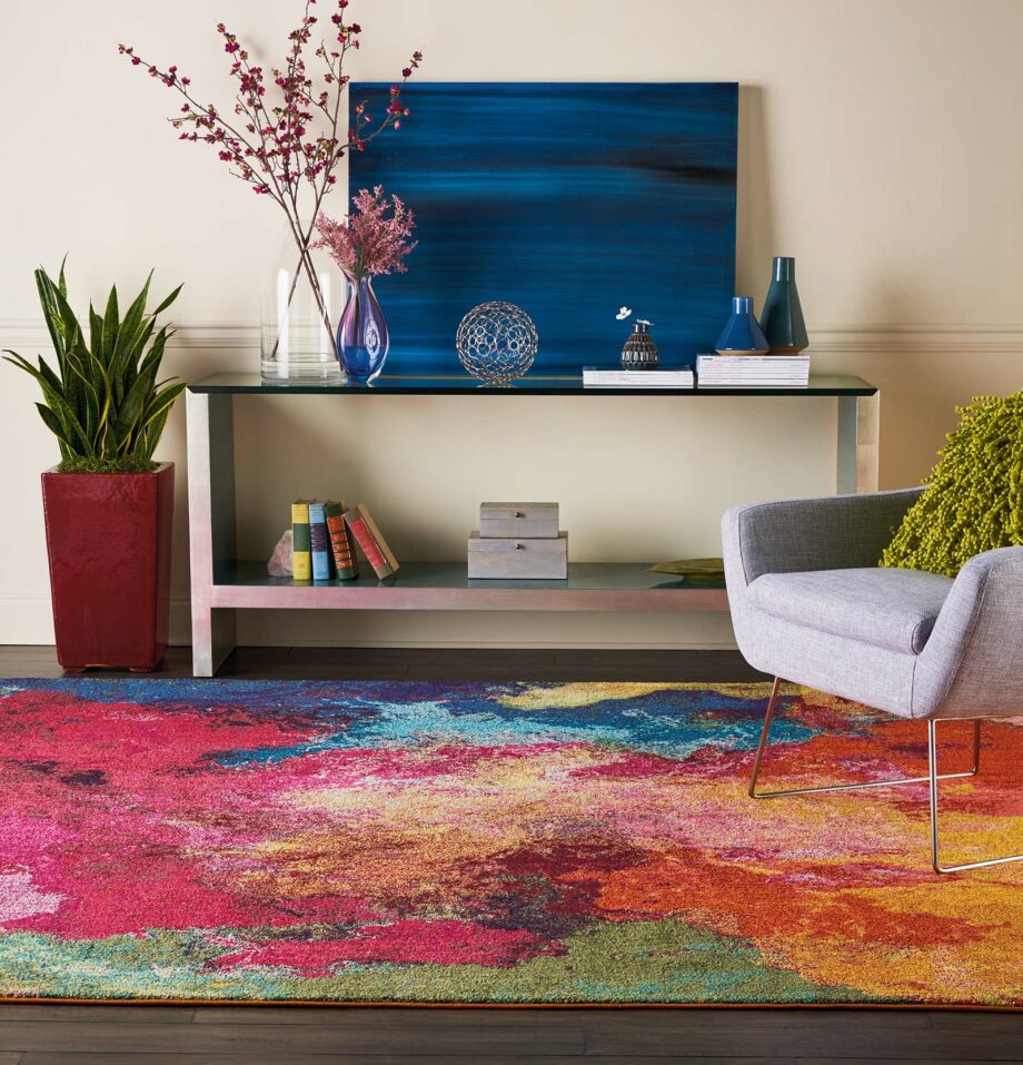 Nourison rug Celestial CES04 PALT 8x11 099446337870 interior VER03