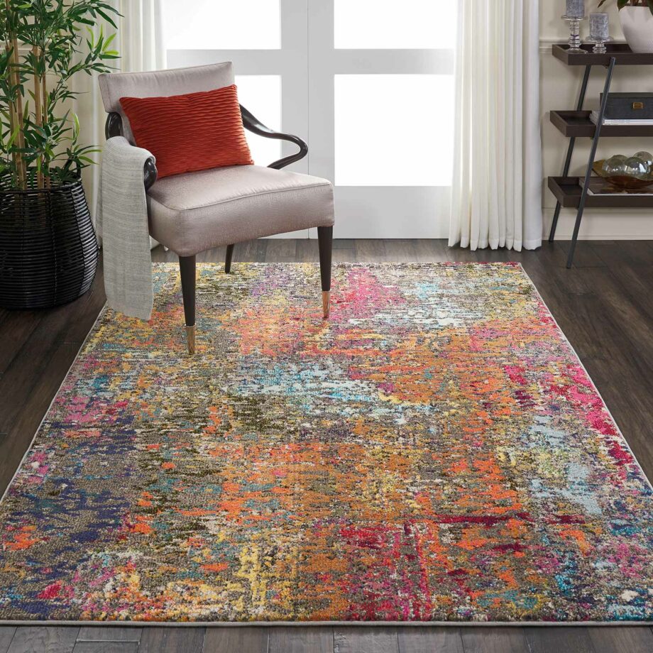 Nourison rug Celestial CES14 SUNST 5x7 099446462589 interior 1