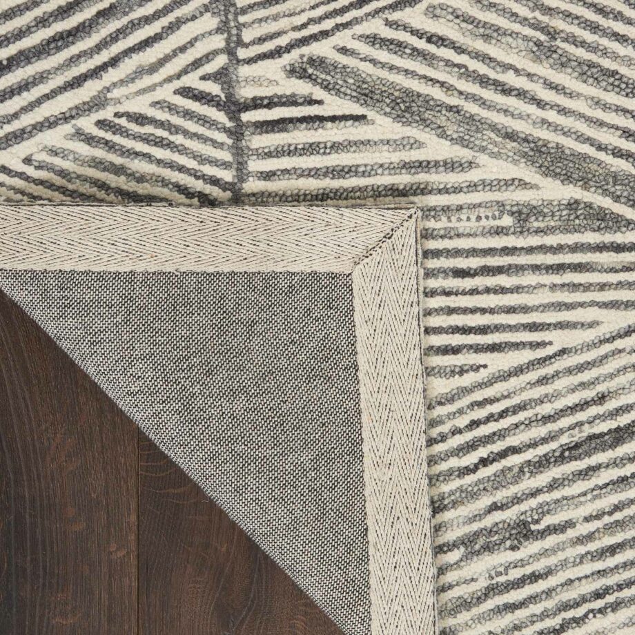 Nourison rug Colorado CLR01 GRYWT GREY WHITE 5x7 099446790279 CRB