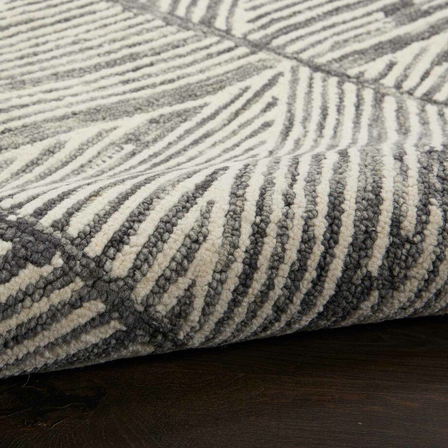 Nourison rug Colorado CLR01 GRYWT GREY WHITE 5x7 099446790279 TX01