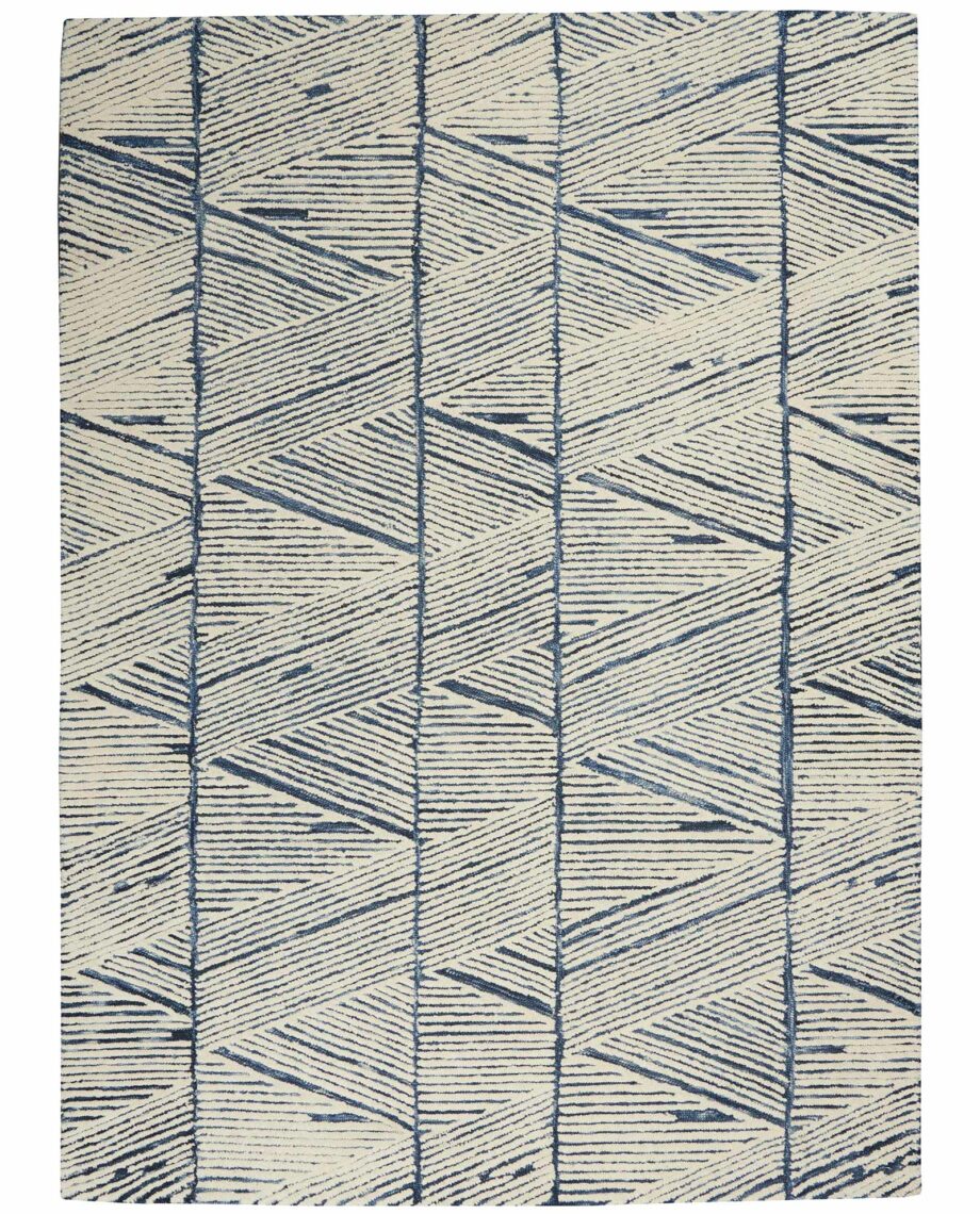 Nourison rug Colorado CLR01 WHTBL WHITE BLUE 5x7 099446786258