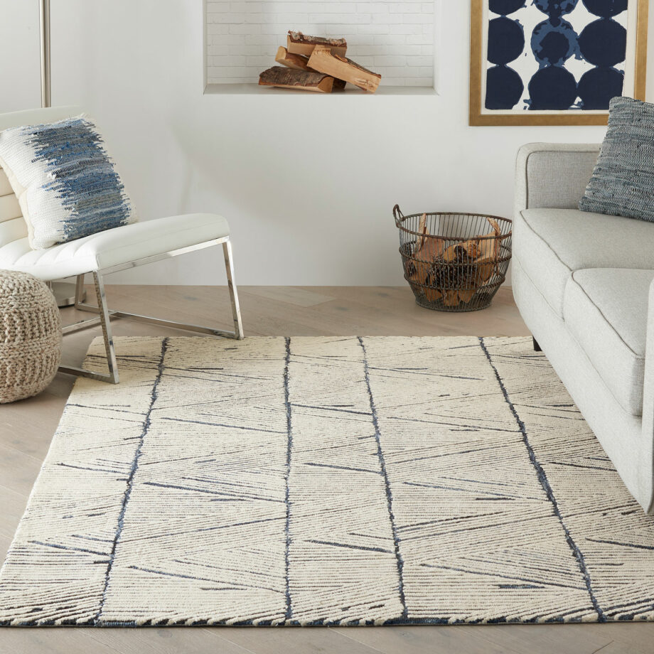 Nourison rug Colorado CLR01 WHTBL WHITE BLUE 5x7 099446786258 interior 1