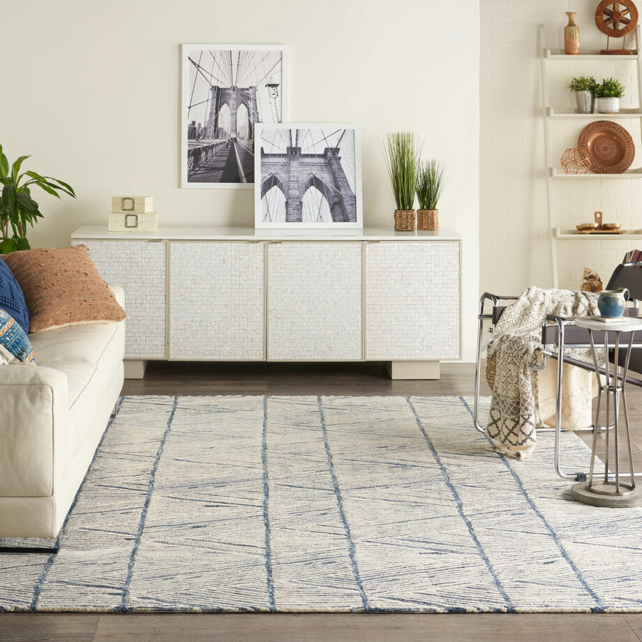 Nourison rug Colorado CLR01 WHTBL WHITE BLUE 8x10 099446786265 interior 3