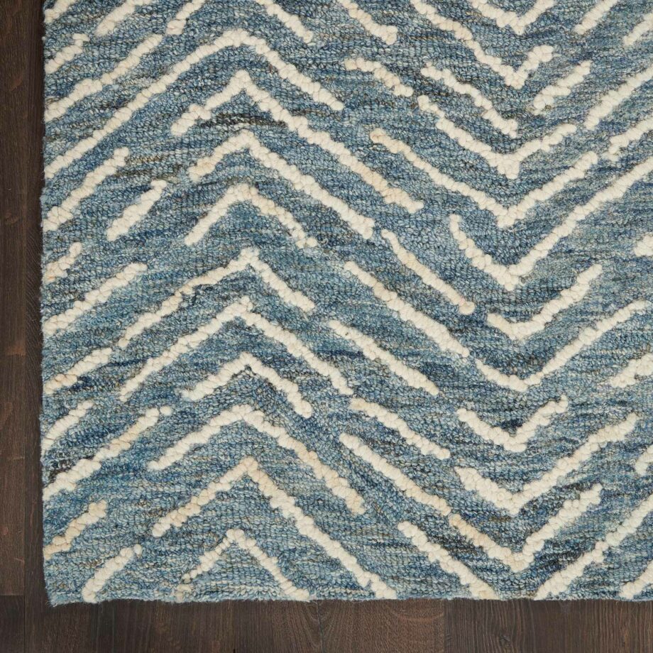 Nourison rug Colorado CLR02 INDIV INDIGO IVORY 5x7 099446786333 CR
