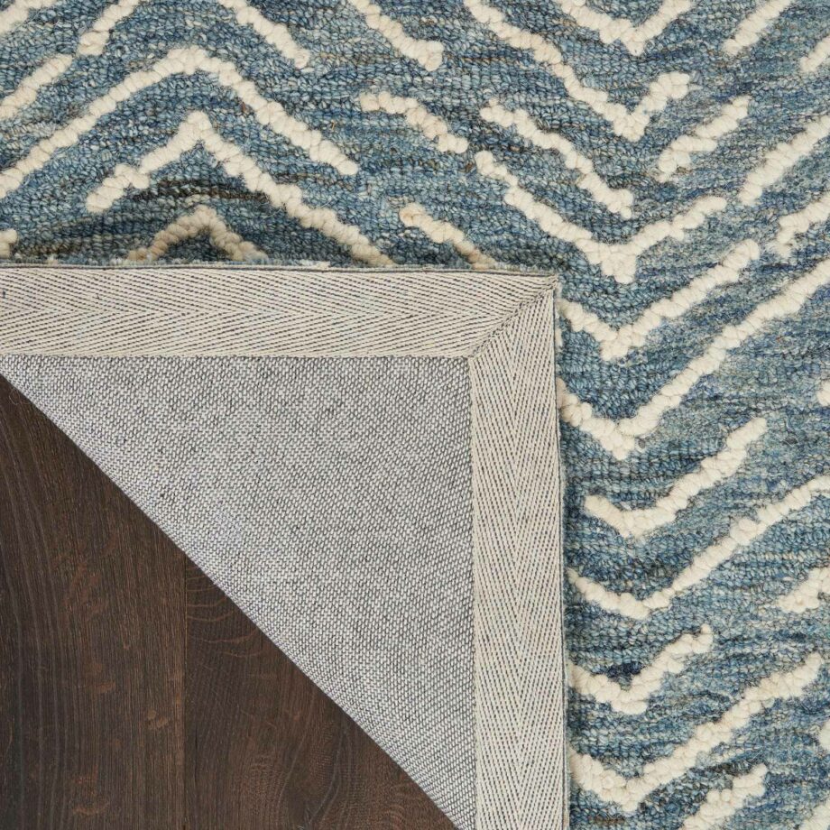 Nourison rug Colorado CLR02 INDIV INDIGO IVORY 5x7 099446786333 CRB