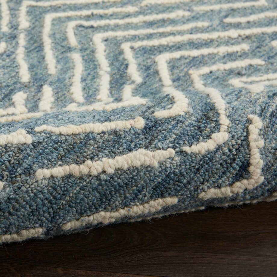 Nourison rug Colorado CLR02 INDIV INDIGO IVORY 5x7 099446786333 TX01