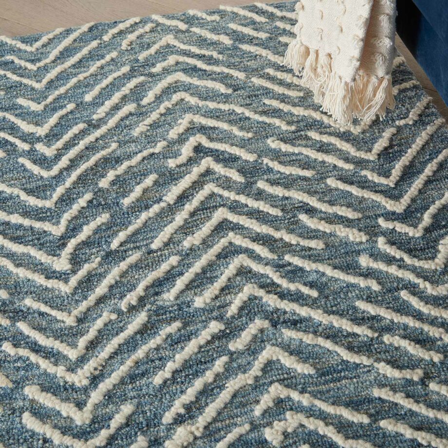 Nourison rug Colorado CLR02 INDIV INDIGO IVORY 5x7 099446786333 interior 2