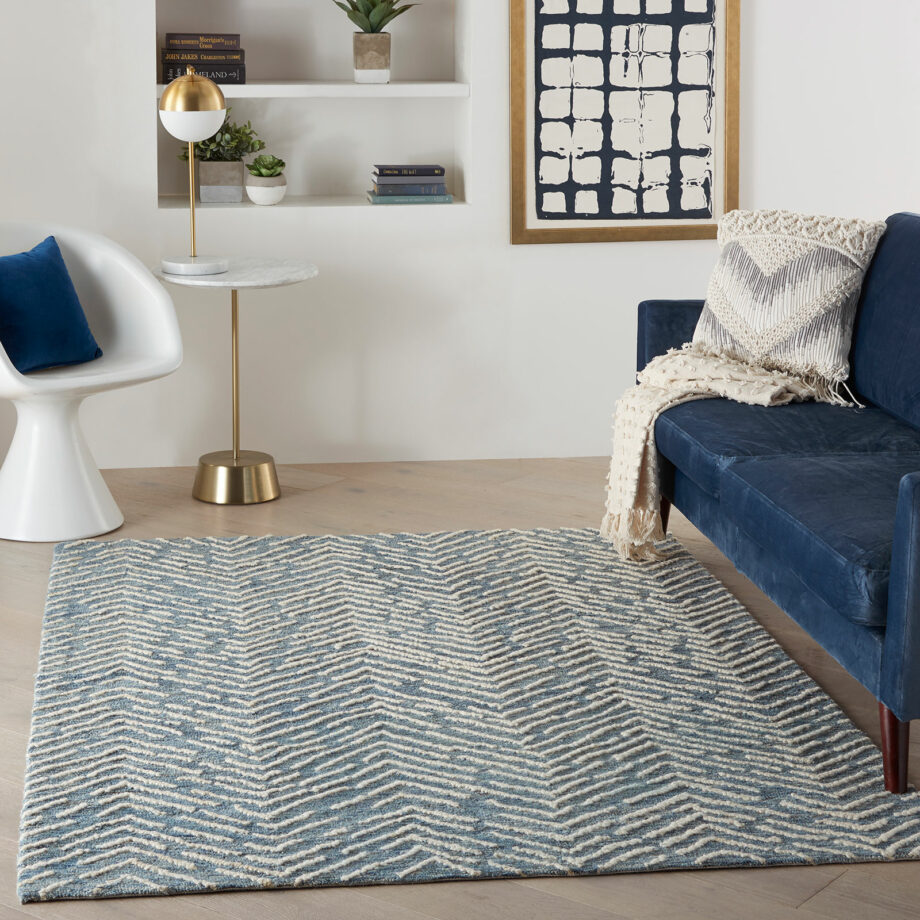 Nourison rug Colorado CLR02 INDIV INDIGO IVORY 5x7 099446786333 interior 3