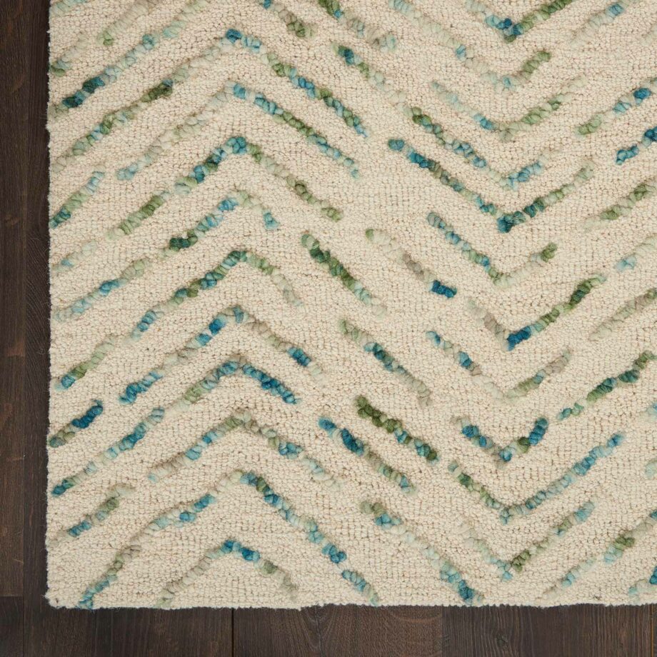 Nourison rug Colorado CLR02 IVGRE IVORY GREEN 5X7 099446786401 CR