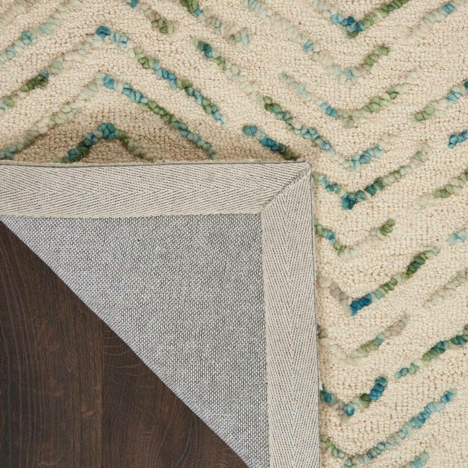 Nourison rug Colorado CLR02 IVGRE IVORY GREEN 5X7 099446786401 CRB