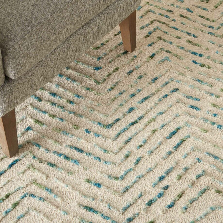 Nourison rug Colorado CLR02 IVGRE IVORY GREEN 5X7 099446786401 interior 2