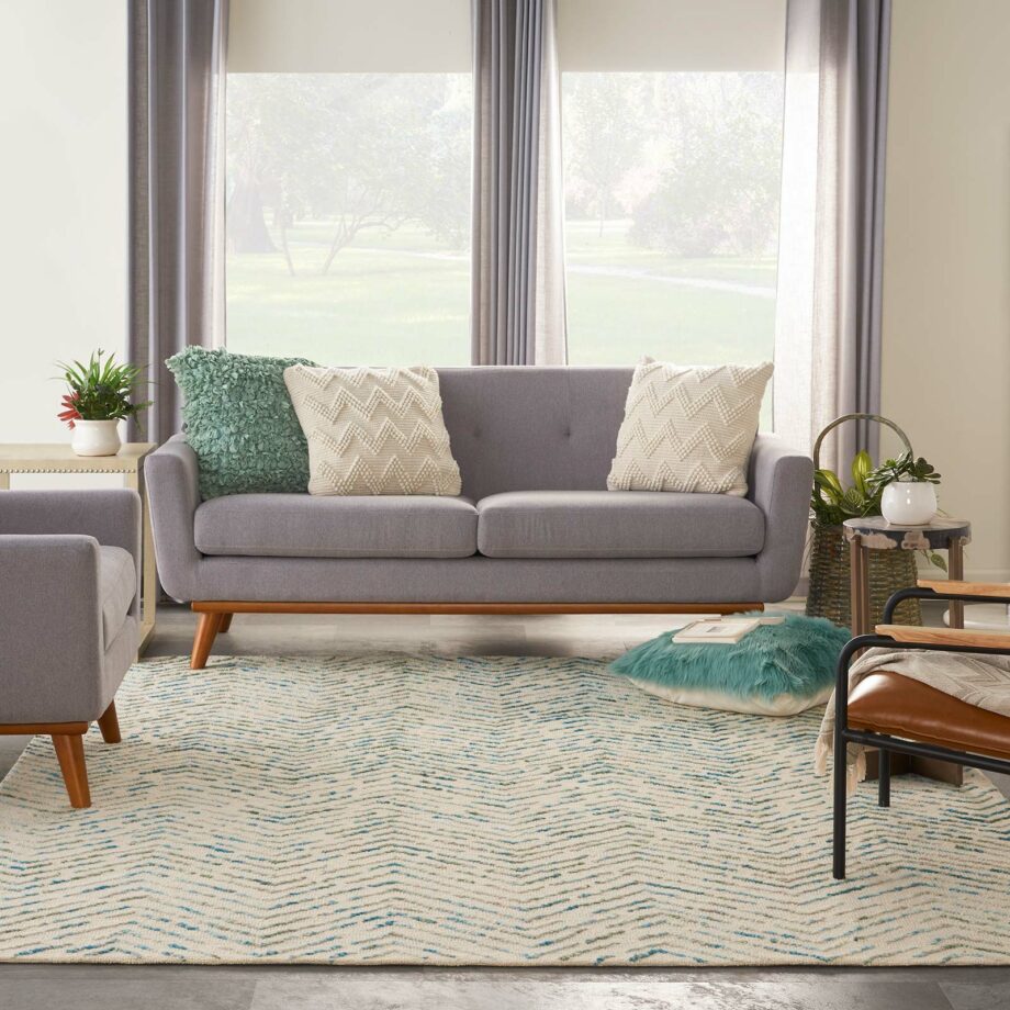 Nourison rug Colorado CLR02 IVGRE IVORY GREEN 8x10 099446786418 interior 3