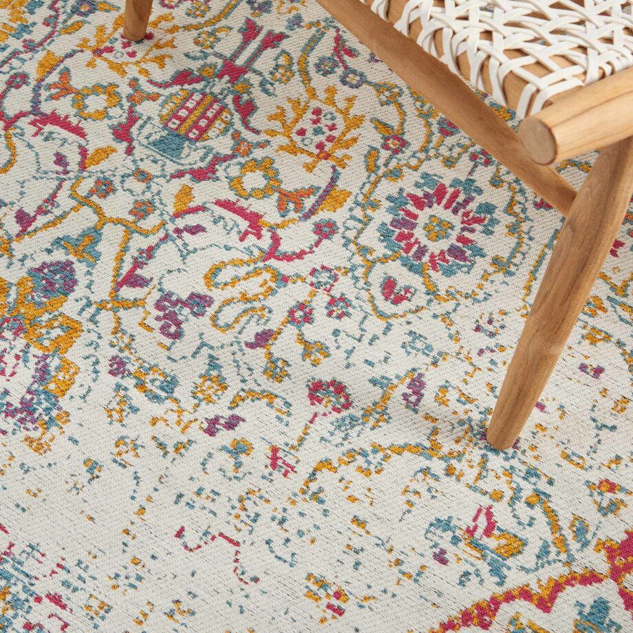 Nourison rug Damask DAS06 MULTI MULTICOLOR 5X7 99446836830 interior 2