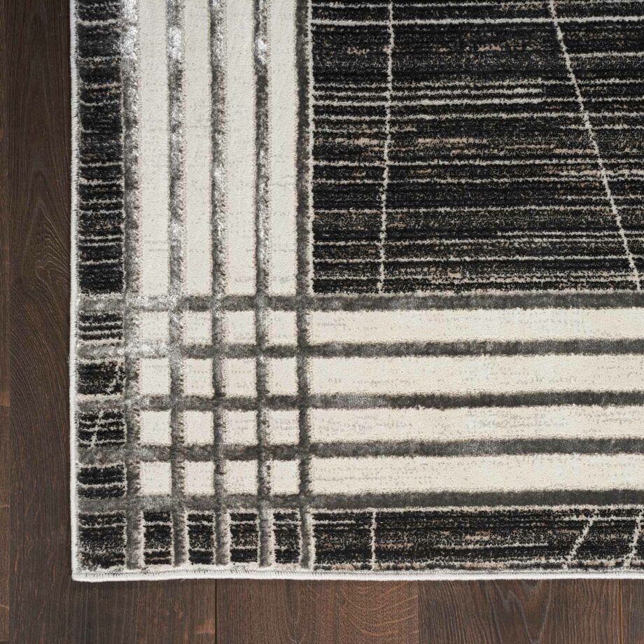 Nourison rug Desire DSR01 CHASV CHARCOAL SILVER 5X7 099446128713 CR