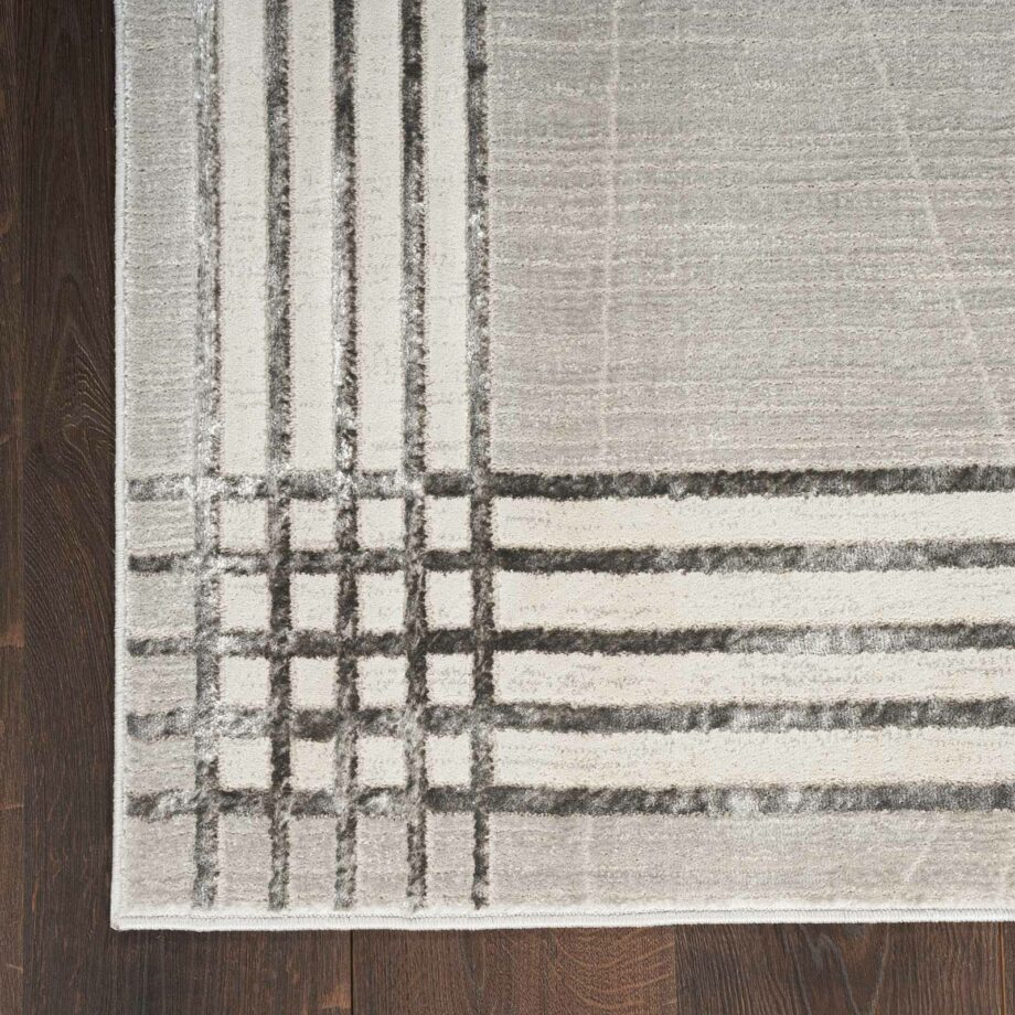 Nourison rug Desire DSR01 GRSIL GREY SILVER 5X7 099446128652 CR