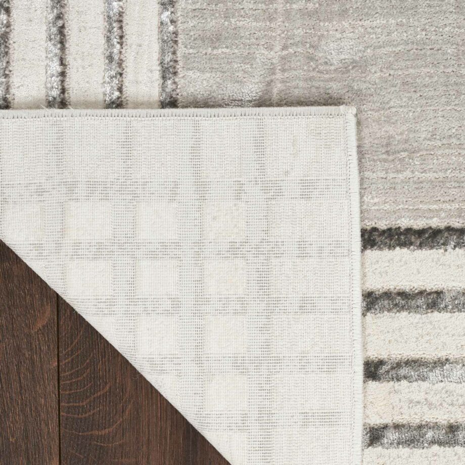 Nourison rug Desire DSR01 GRSIL GREY SILVER 5X7 099446128652 CRB