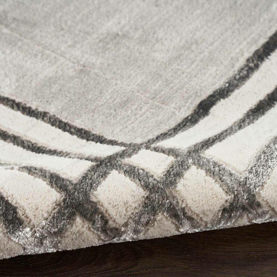 Nourison rug Desire DSR01 GRSIL GREY SILVER 5X7 099446128652 TX01