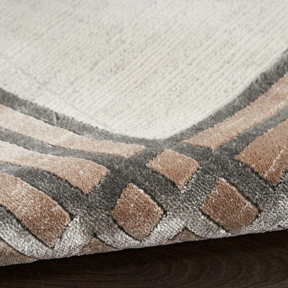 Nourison rug Desire DSR01 IVSIL IVORY SILVER 5X7 099446128331 TX01