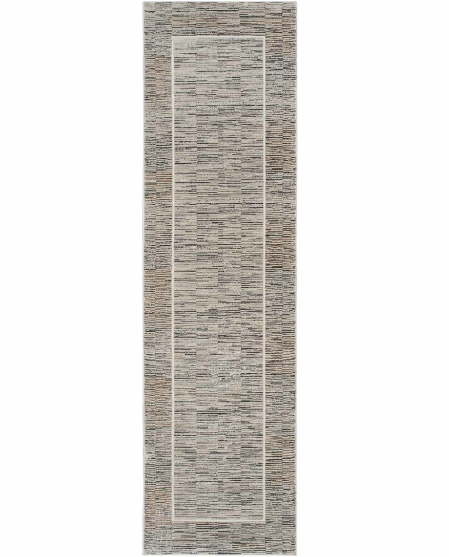 Nourison rug Desire DSR02 CHAGY CHARCOAL GREY 2x8 099446128799