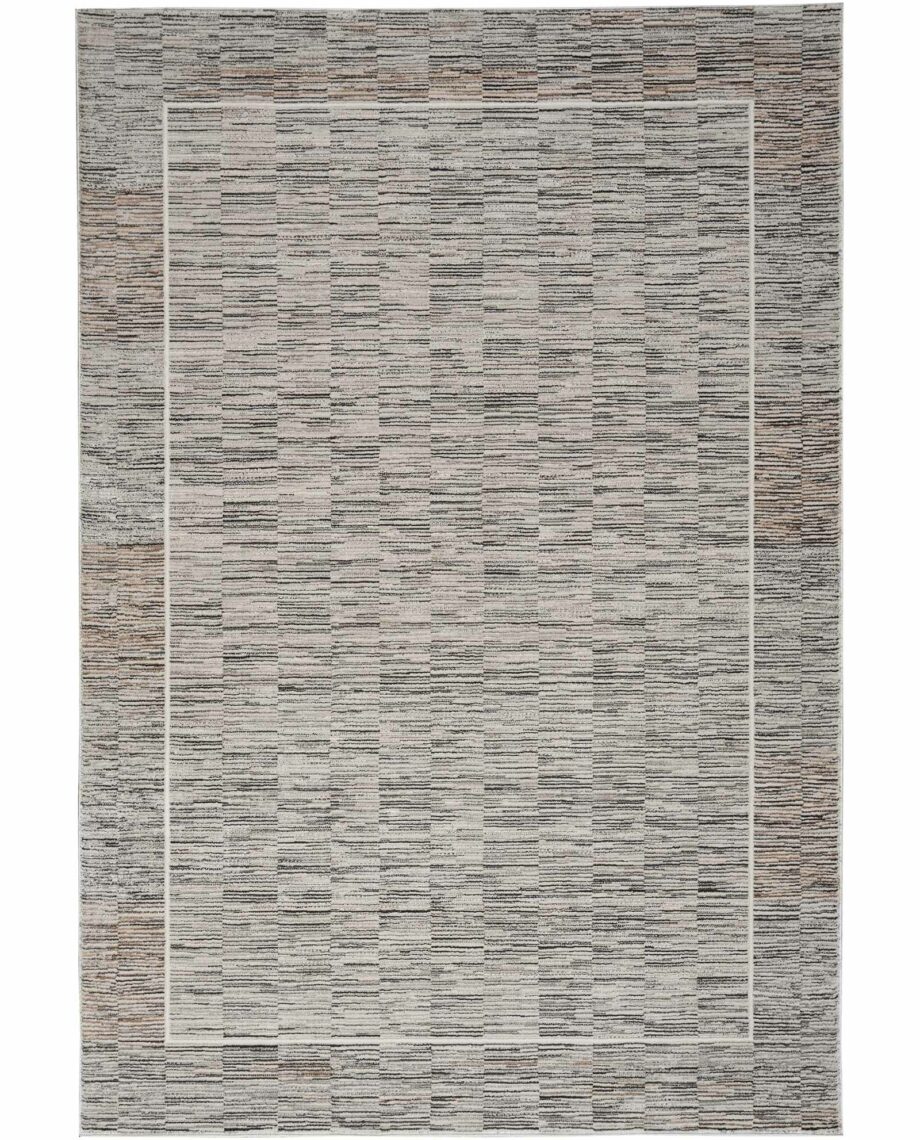 Nourison rug Desire DSR02 CHAGY CHARCOAL GREY 5X7 099446128874