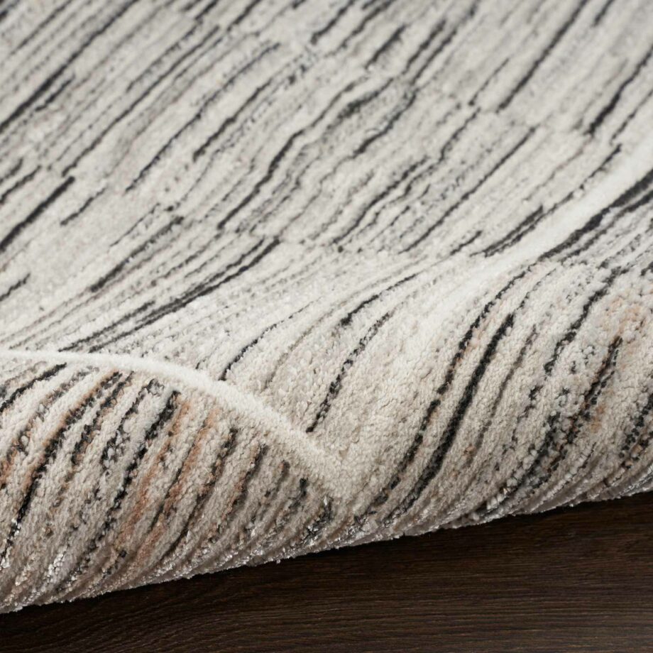 Nourison rug Desire DSR02 CHAGY CHARCOAL GREY 5X7 099446128874 TX01