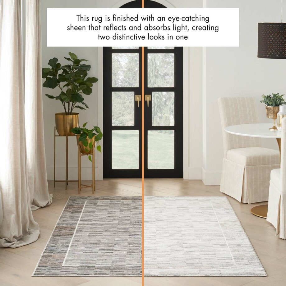 Nourison rug Desire DSR02 CHAGY CHARCOAL GREY 5X7 099446128874 interior 3