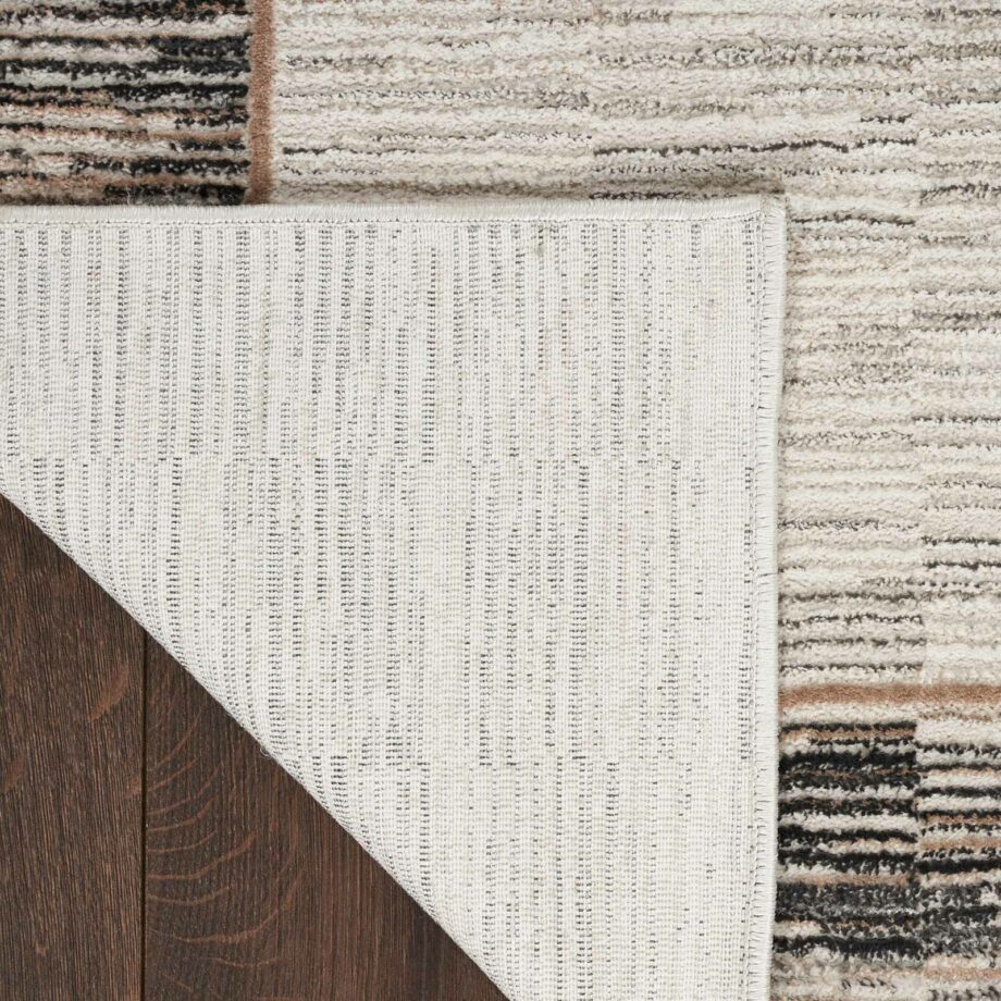 Nourison rug Desire DSR02 GRYBK GREY BLACK 5X7 099446129086 CRB
