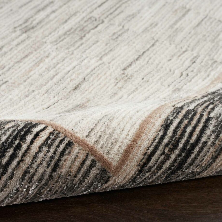 Nourison rug Desire DSR02 GRYBK GREY BLACK 5X7 099446129086 TX01