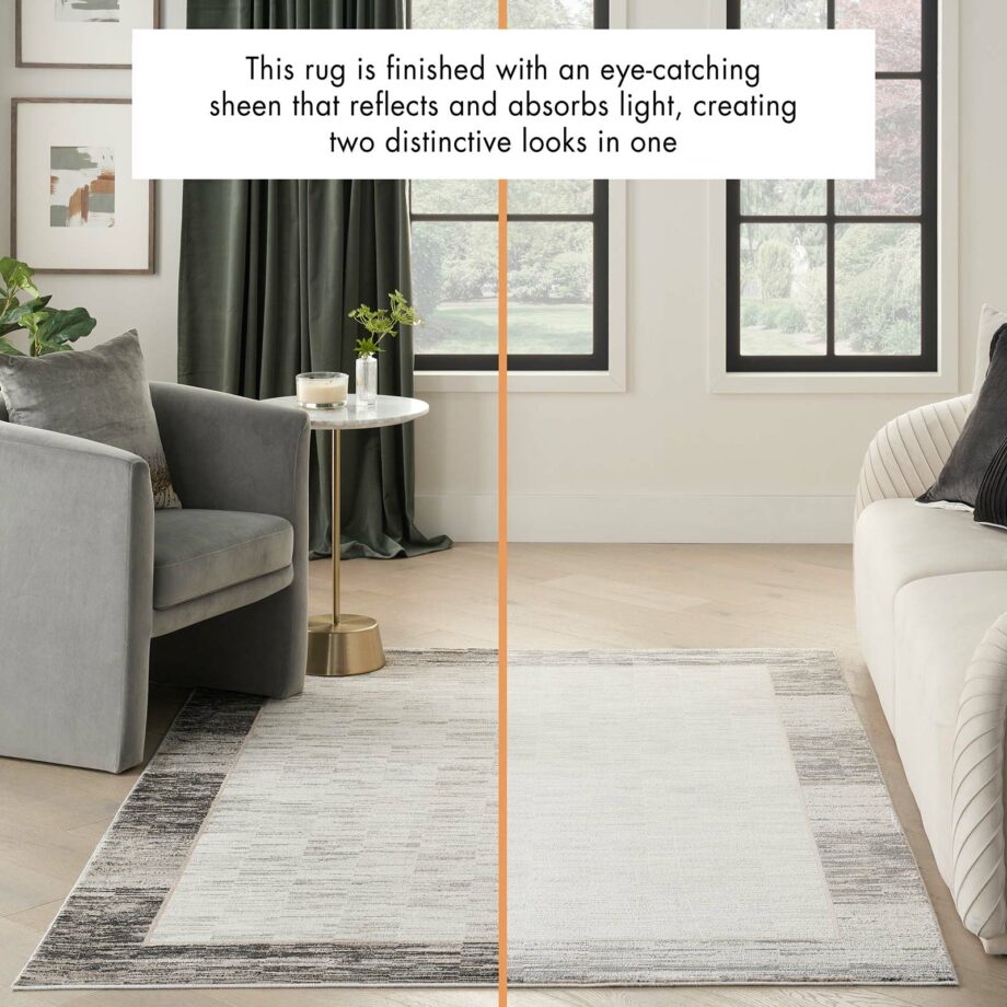 Nourison rug Desire DSR02 GRYBK GREY BLACK 5X7 099446129086 interior 3
