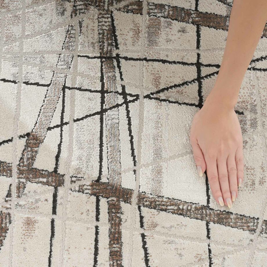 Nourison rug Desire DSR03 GRSIL GREY SILVER 5X7 099446129130 HAND