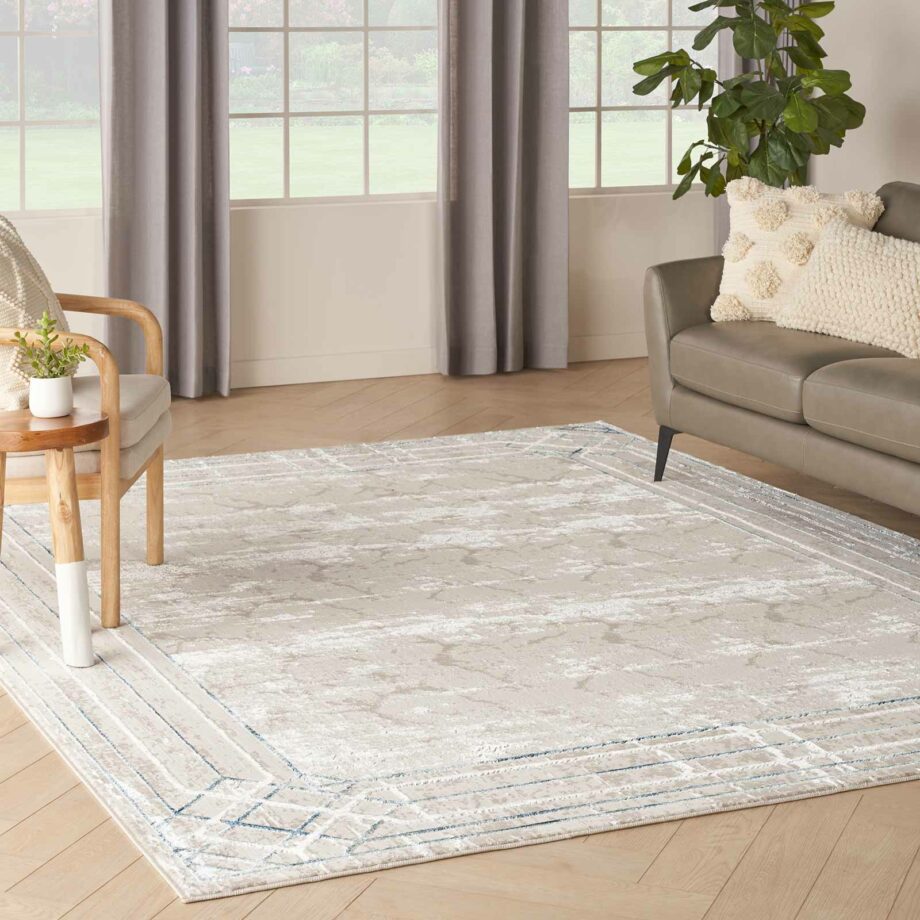 Nourison rug Glitz GLZ03 IVTAU IVORY TAUPE 8x10 099446134295 interior 1