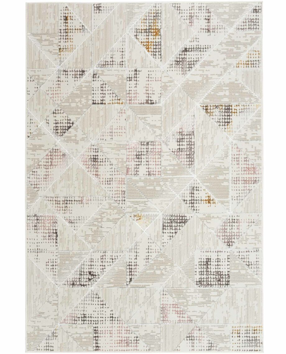 Nourison rug Glitz GLZ04 IVMTC IVORY MULTICOLOR 5X7 099446134394