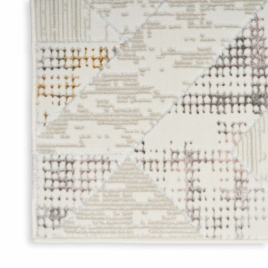 Nourison rug Glitz GLZ04 IVMTC IVORY MULTICOLOR 5X7 099446134394 CRW