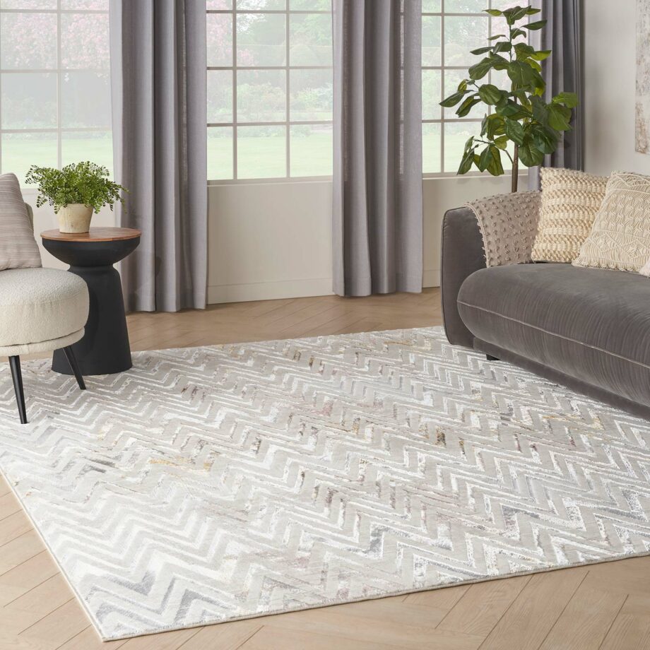 Nourison rug Glitz GLZ05 MULTI MULTICOLOR 8x10 099446134486 interior 1