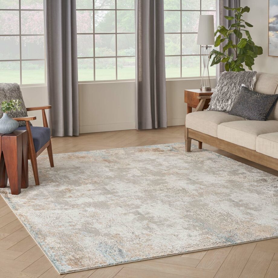 Nourison rug Glitz GLZ06 TAUMT TAUPE MULTICOLOR 8x10 099446134561 interior 1