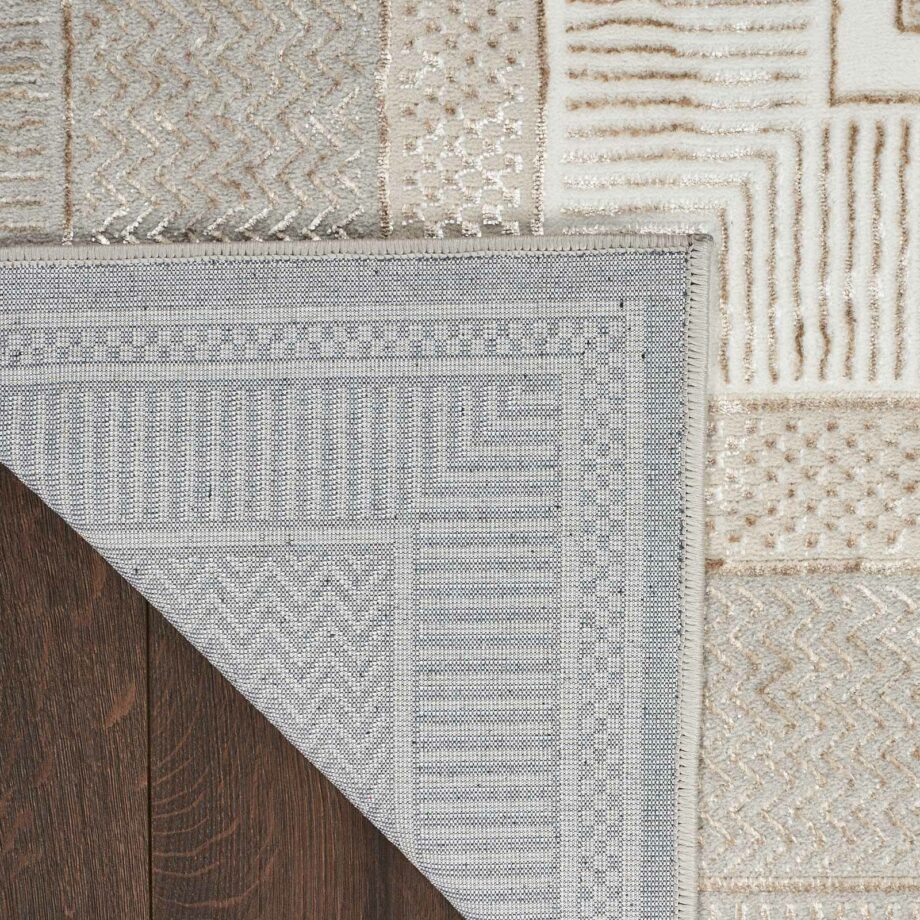 Nourison rug Glitz GLZ07 IVORY 5X7 099446134622 CRB