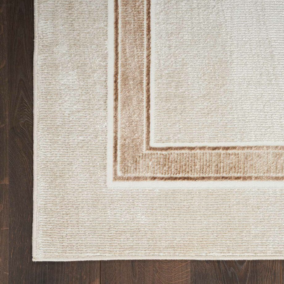 Nourison rug Glitz GLZ08 IVCRM IVORY CREAM 5X7 099446134691 CR