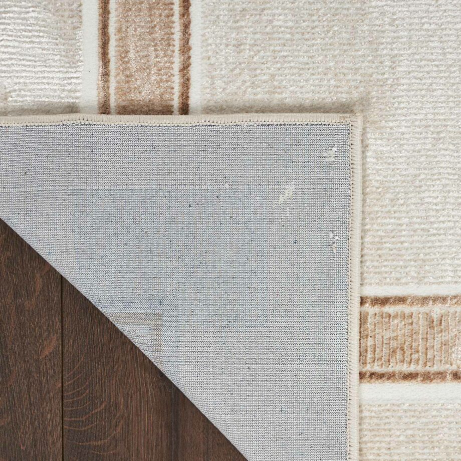 Nourison rug Glitz GLZ08 IVCRM IVORY CREAM 5X7 099446134691 CRB