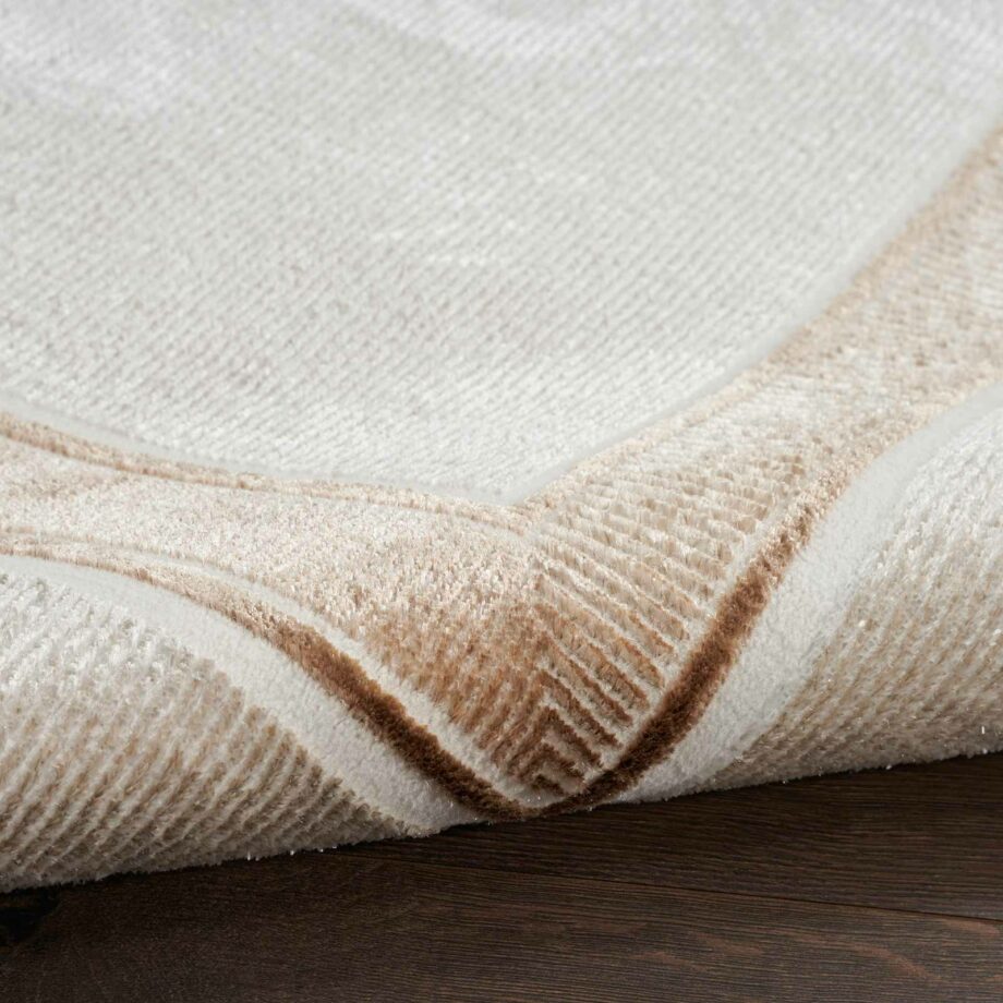 Nourison rug Glitz GLZ08 IVCRM IVORY CREAM 5X7 099446134691 TX01